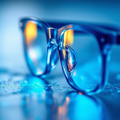 Blue light glasses - Detail close-up